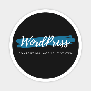 WordPress Content Management System Paint Smear Magnet